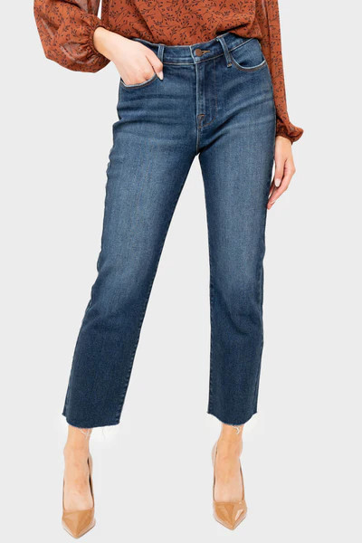 GIGI Denim Cropped Flare Pant | Gibson