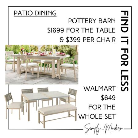 Find it for less- patio dining set

#LTKhome