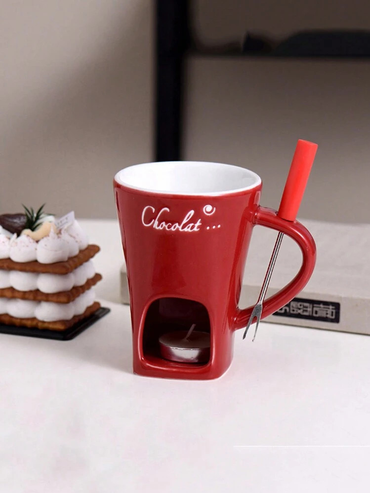Red fondue Chocolate Mug | SHEIN