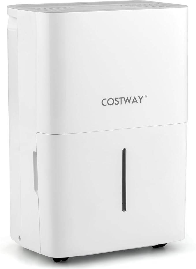 COSTWAY 94.5 Pints Energy Star Dehumidifier, 6000 Sq.Ft Portable Large Home Dehumidifier for Base... | Amazon (US)