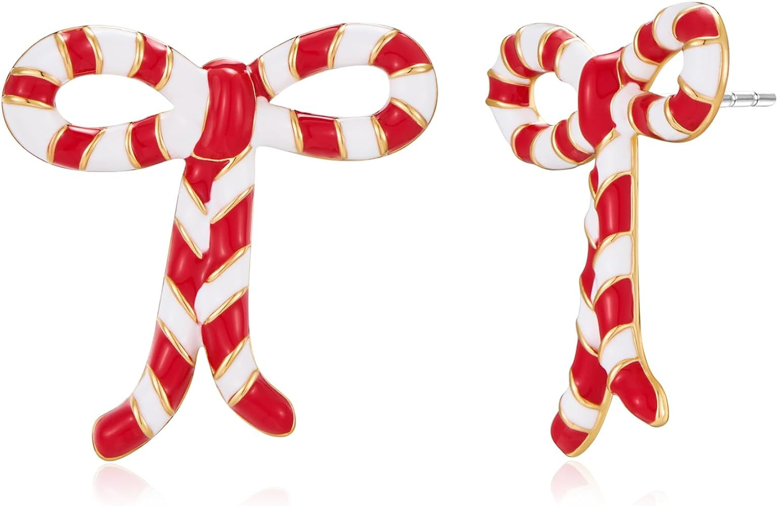 Christmas Earrings for Women - Gingerbread Man, Trees, Bow, Candy, Snowflake, Reindeer & Colorful... | Amazon (US)