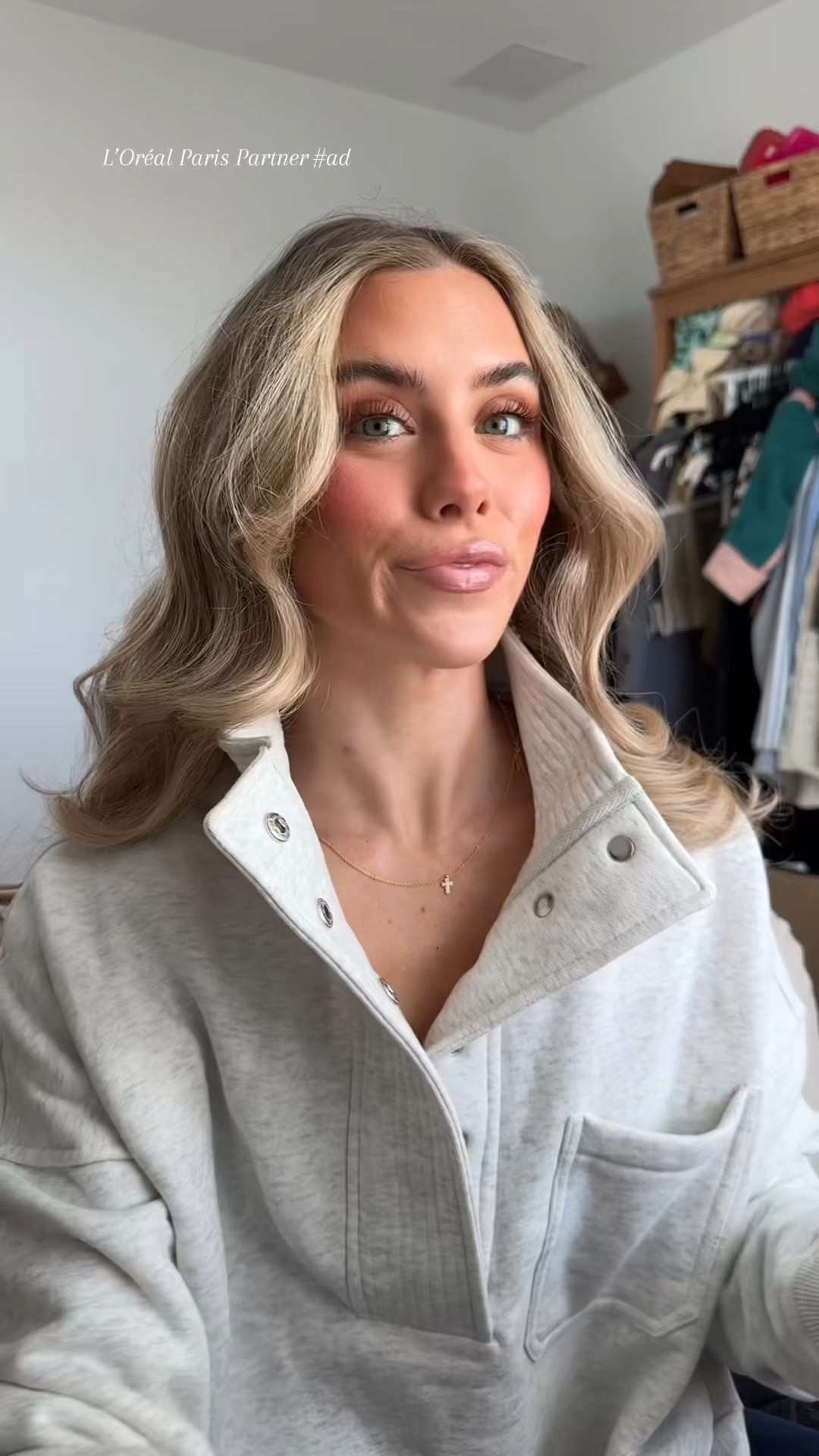 #LOrealParisPartner #ad quite literally the one way in which I will wear a white turtleneck is with this setting spray on my makeup 🤭 this is my all time fav @lorealparis Setting Spray from @target and did y’all catch that, it now comes in a XL version! You get almost twice the amount of spray now, TG! If you haven’t given this a try yet you’re missing out. 💦 @shop.ltk liketkit  



#LOrealParisMakeup #LOrealParisCosmetics #TargetPartner Target @targetstyle LOrealParis setting spray, waterproof makeup, waterproof setting spray, makeup, L'Oreal Paris setting spray, L'Oreal infallible setting spray, makeup hack, makeup must have, drugstore makeup, affordable makeup, target, target beauty, target makeup, target haul, L'Oreal Paris Infallible 3-Second Setting Spray Mist, Microfine Mist for up to 36HR Wear, Clear

#LTKBeauty #LTKgrwm #LTKFindsUnder50