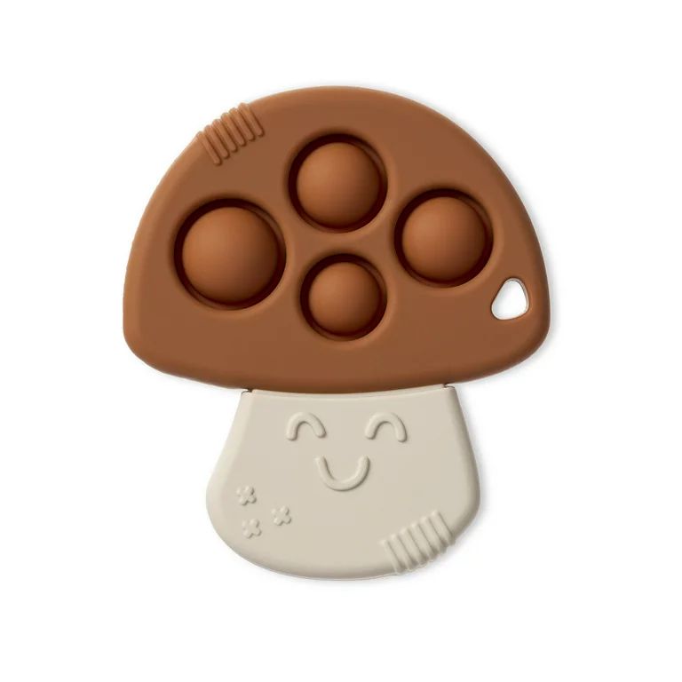 Itzy Ritzy Bitzy Pop Unisex Teether - Brown Mushroom - Walmart.com | Walmart (US)