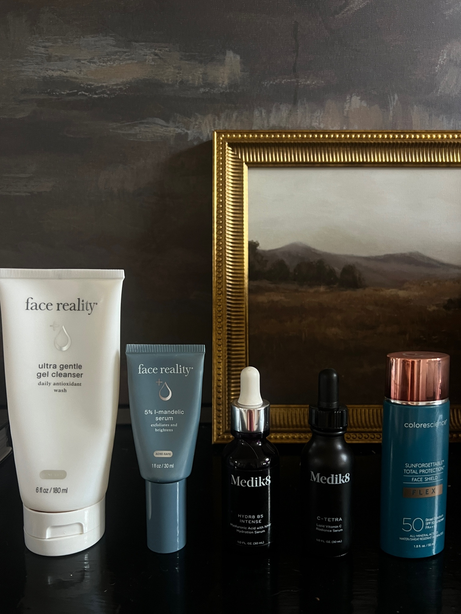 glowy skincare routine

Face reality 
Medik8
Color science 

#LTKBeauty