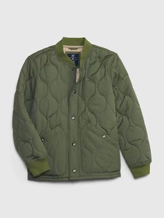 Kids Quilted Bomber Jacket | Gap (US)