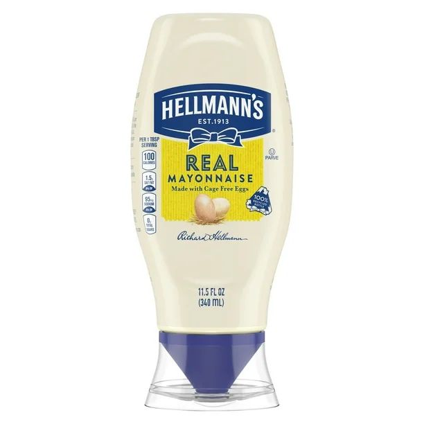 Hellmann's Real Mayonnaise Real Mayo Squeeze Bottle 11.5 oz | Walmart (US)