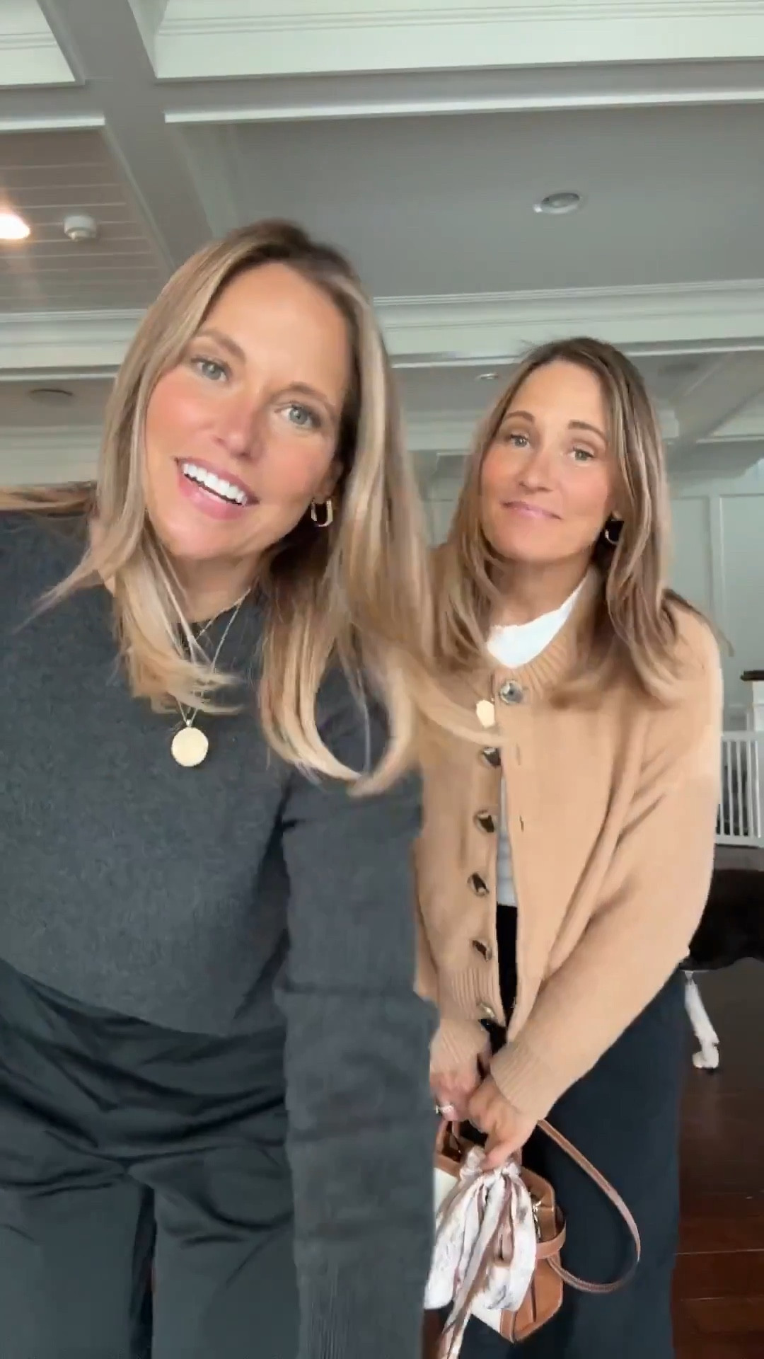 One of the perks of being twins is getting to compare finds side by side. We tried this $35 Amazon version of a viral designer pair, and it is such a good find. They are comfortable, flattering, and so similar to the designer pair. Can you tell which is which?

#LTKSeasonal #LTKOver40 #LTKMidsize