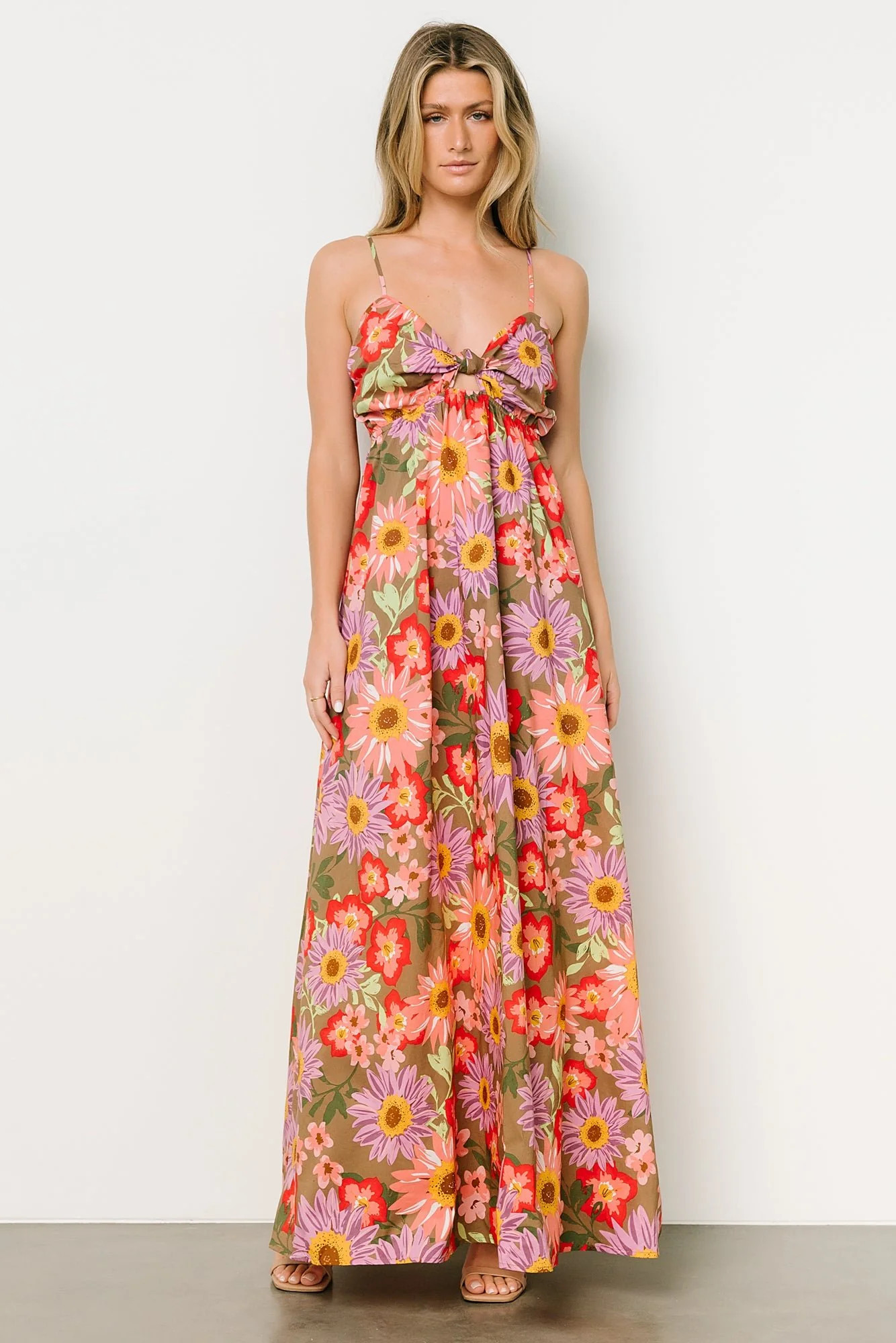 Rosalee Floral Maxi Dress, Sweetheart Neckline | Baltic Born | Baltic Born