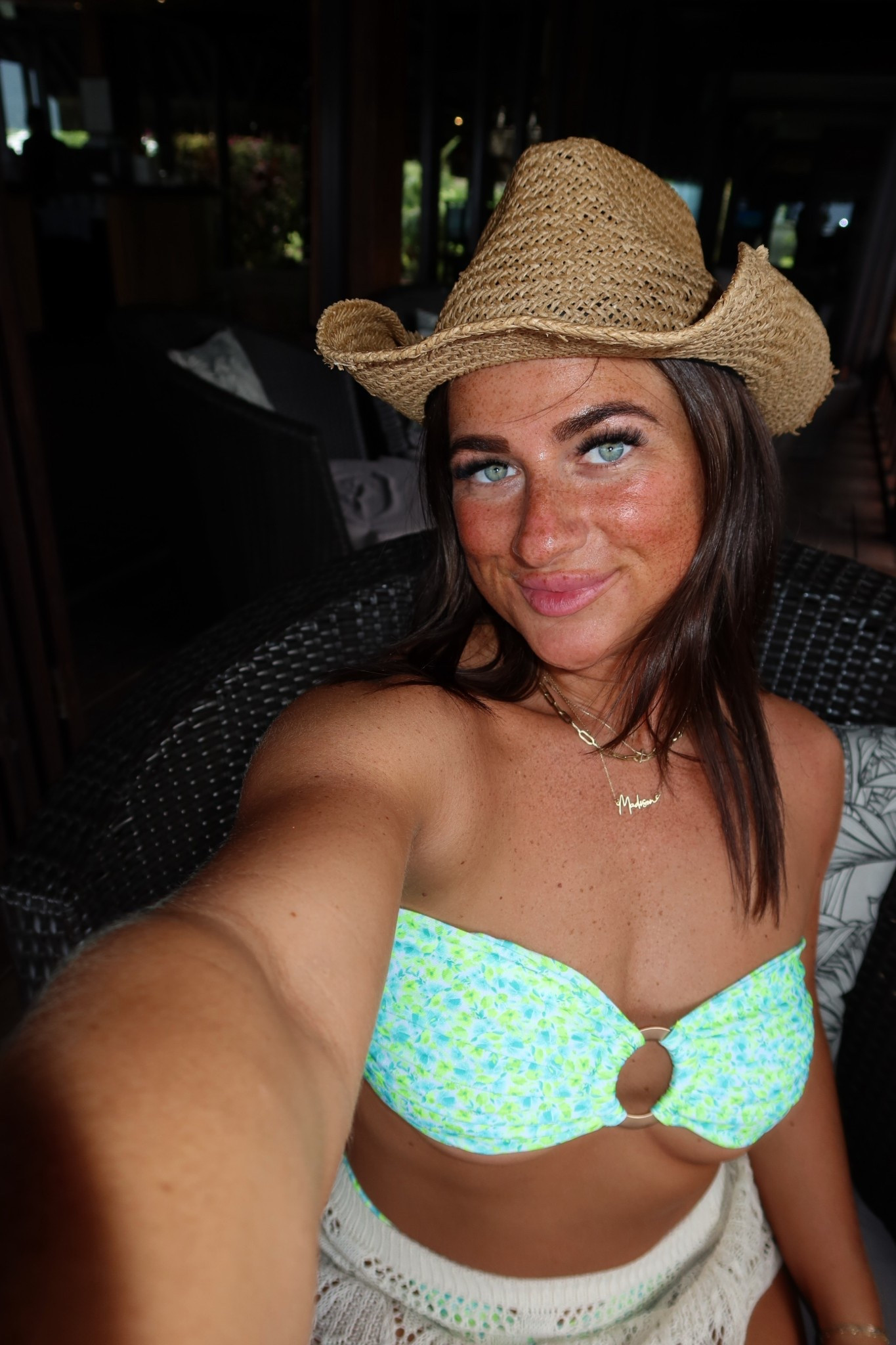 wearing a medium in the bikini top and bottom

#LTKSeasonal #LTKFindsUnder100 #LTKStyleTip