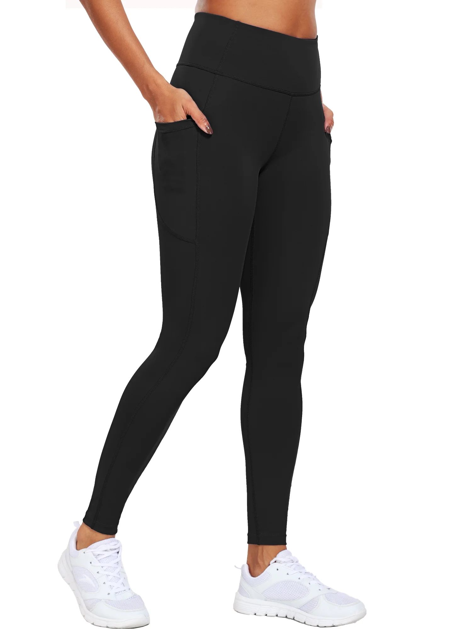NELEUS Womens High Waist Ankle Yoga Leggings Workout with Two Pockets,Black,US Size L | Walmart (US)