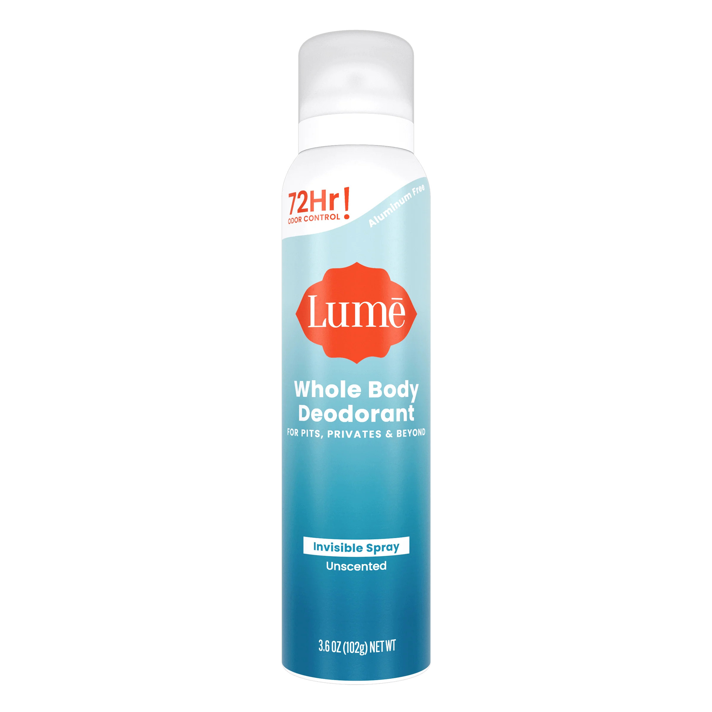 Unscented | Spray Deodorant | Lume Deodorant