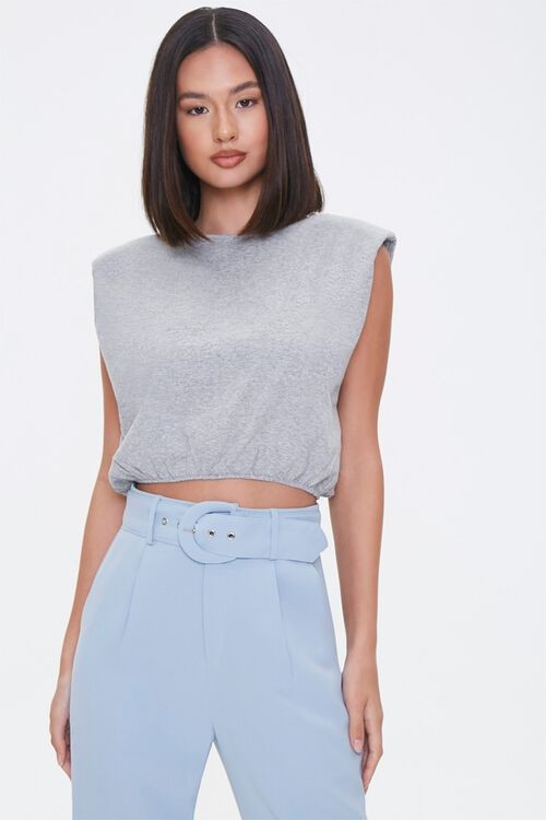 Padded Sleeveless Crop Top | Forever 21 (US)
