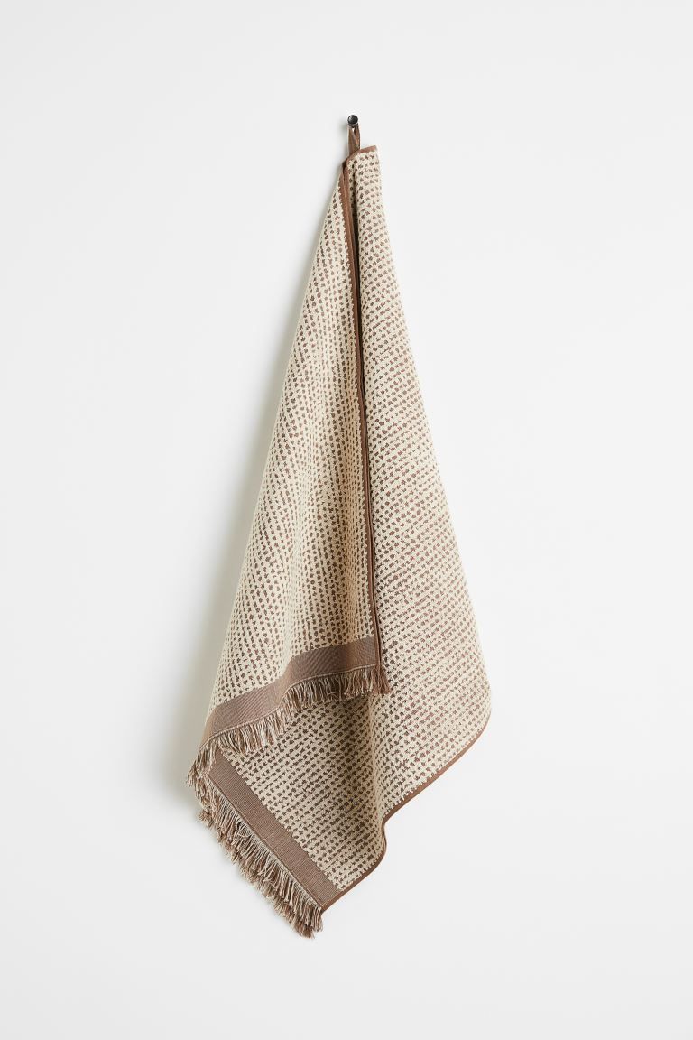 Textured Cotton Bath Towel | H&M (US + CA)