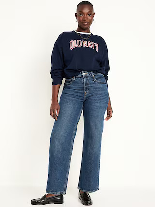 Extra High-Waisted Wide-Leg Jeans | Old Navy (US)