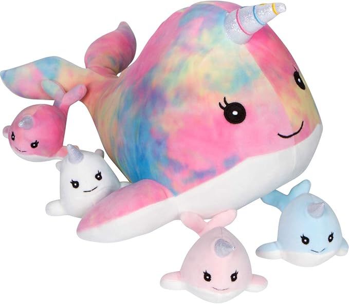 PixieCrush Narwhal Unique Stuffed Animals for Girls Ages 3 4 5 6 7 8 Years; Snugababies Stuffed M... | Amazon (US)