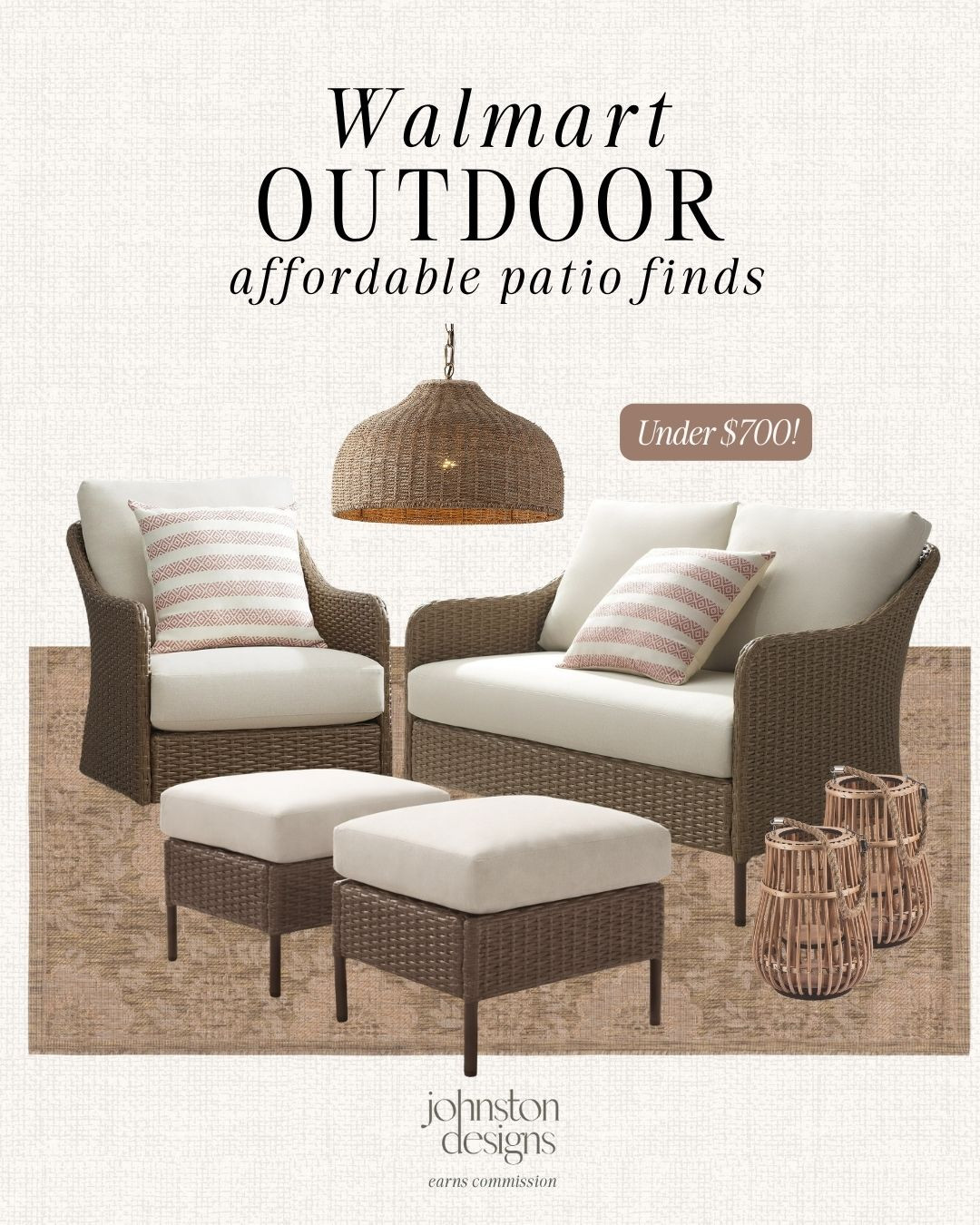 Walmart outdoor patio set under $700 for affordable patio furniture, wicker seating, outdoor lounge setup, neutral patio decor, and cozy backyard styling. 🤎

Walmart home, patio furniture set, outdoor patio set, affordable patio furniture, wicker furniture, outdoor seating, patio lounge, backyard decor, outdoor rug, patio lighting, neutral outdoor decor, budget patio makeover 

 #LTKSeasonal #LTKHome