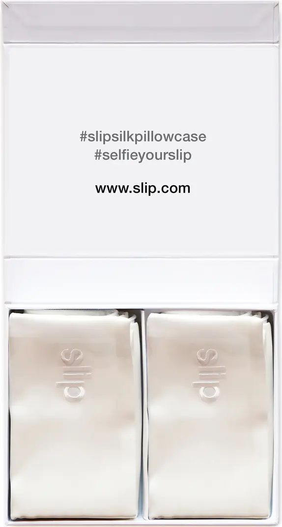 slip Pure Silk White King Pillowcase Duo-$220 Value | Nordstrom | Nordstrom