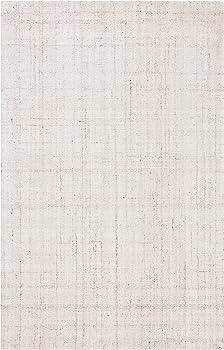 SAFAVIEH Abstract Collection 9' x 12' Ivory/Beige ABT141D Handmade Premium Wool & Viscose Area Ru... | Amazon (US)