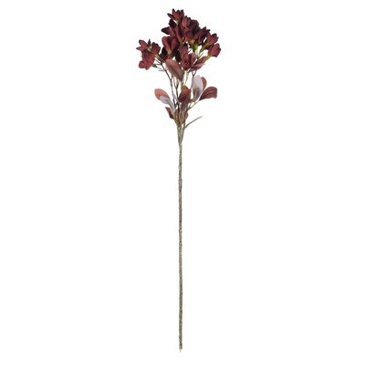 Vickerman 25.5" Burgundy Artificial Primrose Flower Spray, 3 per bag. | Target