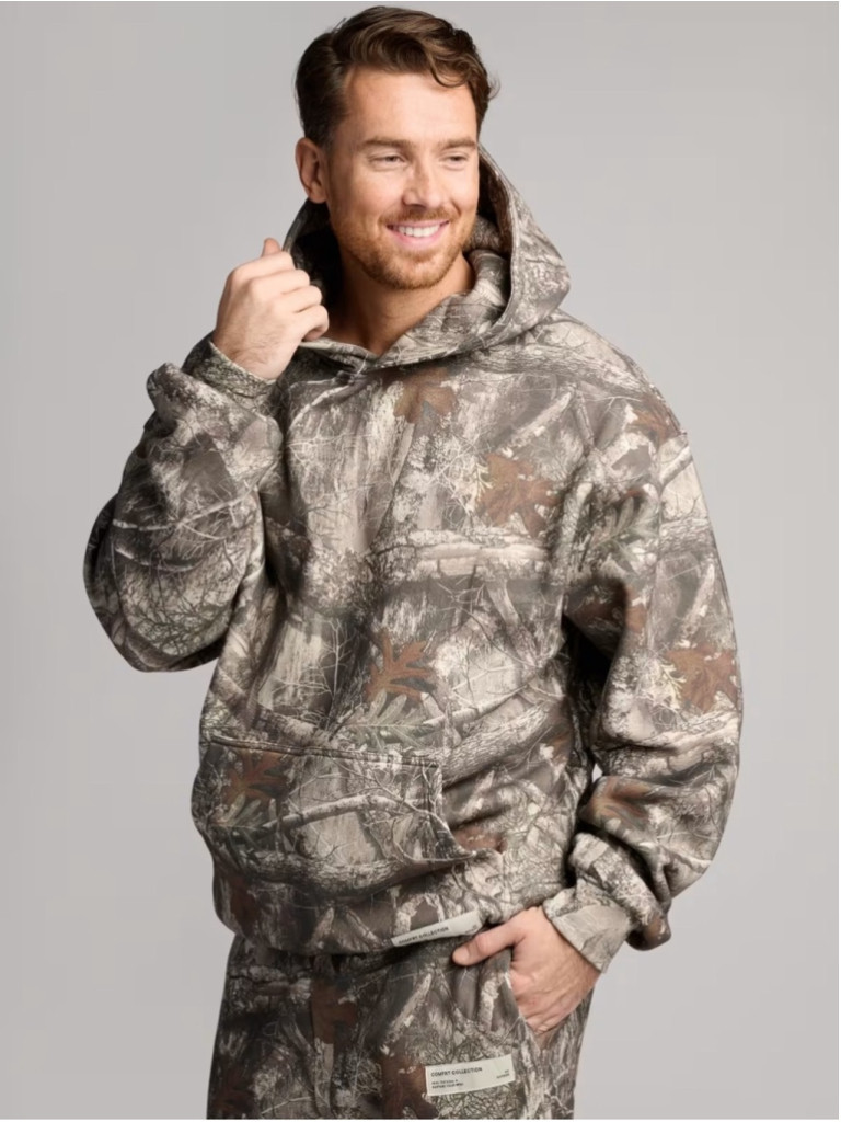 Comfrt Mega Camouflage Hooded Pullover Sweatshirt Camo L | Poshmark