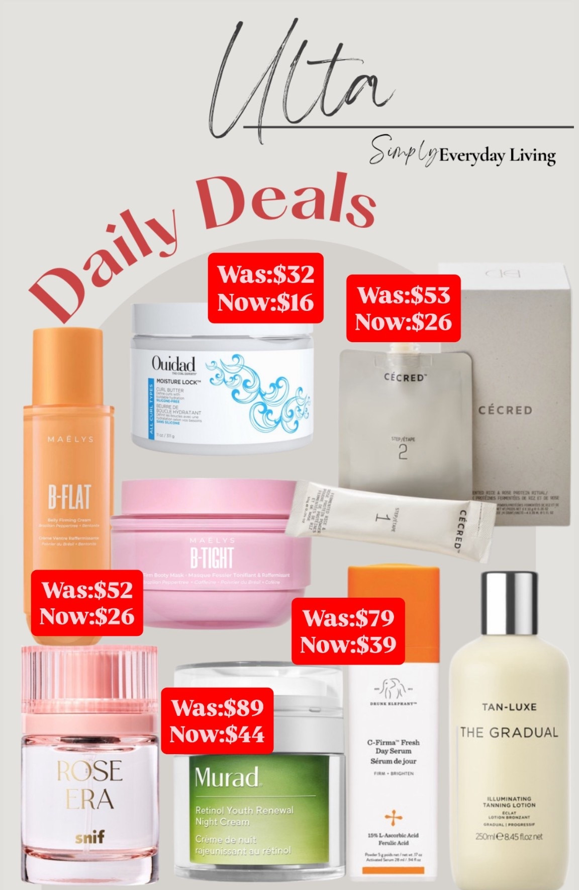 Ulta daily deals! 50% off today only🚨🚨

#LTKSpringSale #LTKSaleAlert