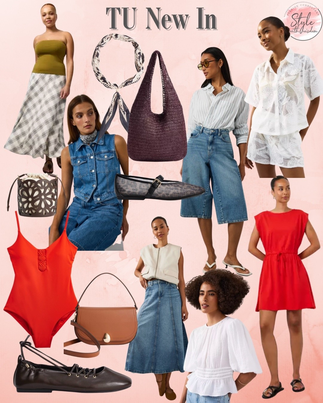 TU Clothing have done fabulous new in but be quick those best sellers don’t stick around for long! Particularly in love with the denim skirt!!! 

Summer style
Summer wardrobe
Everyday style
Affordable fashion

#LTKsummer #LTKstyletip #LTKplussize