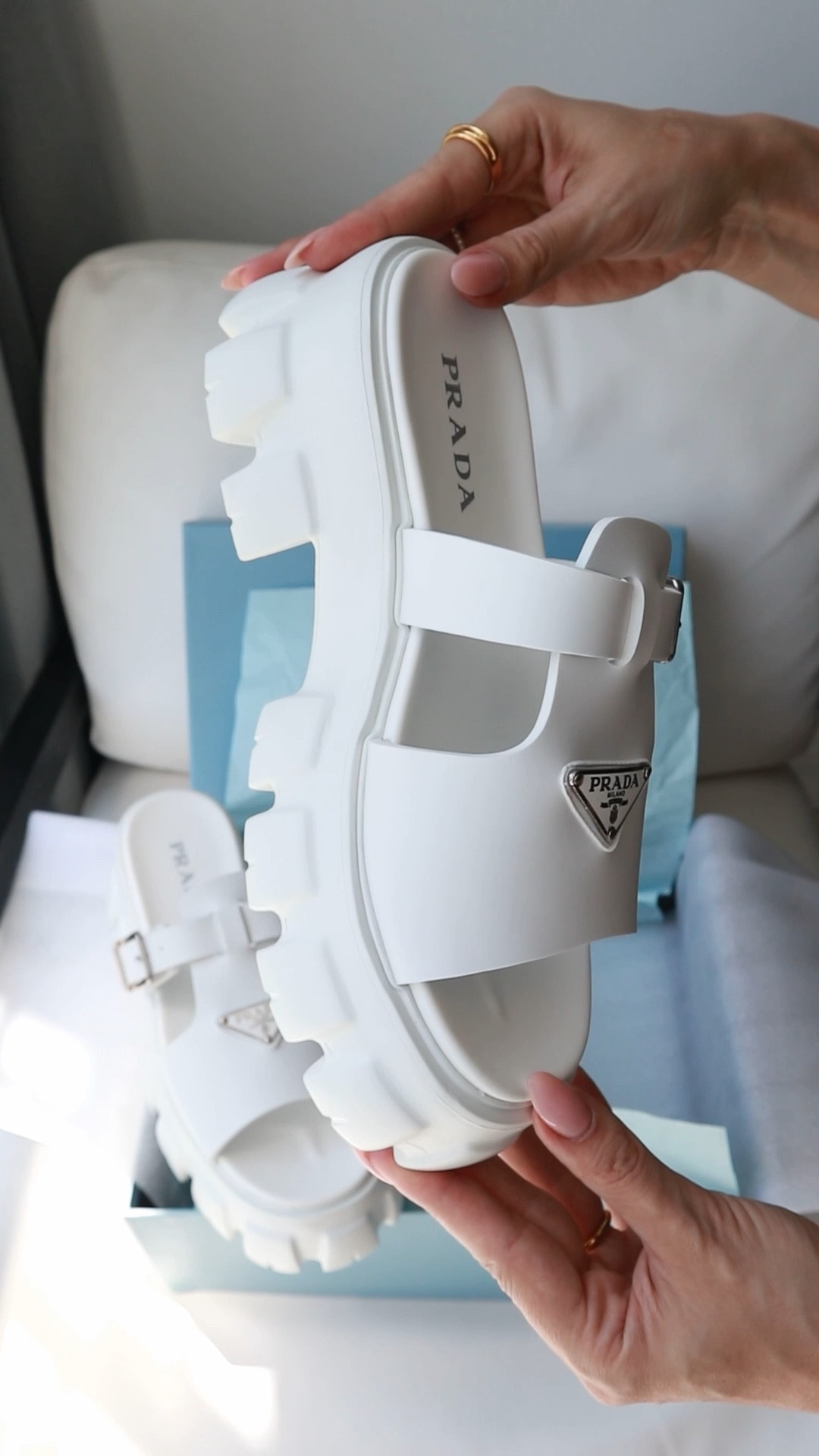 Prada platform sandals 

#LTKsalealert #LTKunder100 #LTKFind