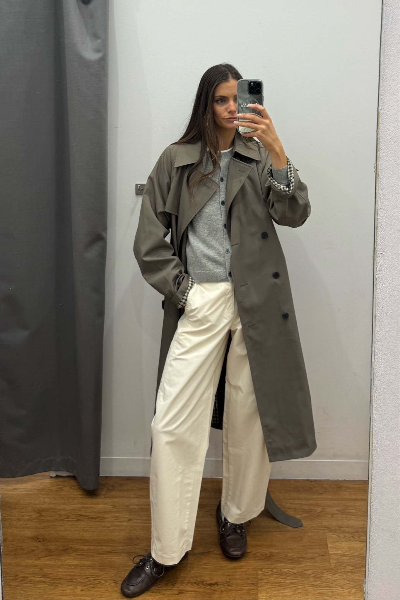 Uniqlo layering
I’m wearing a size XS in the pants
A M in the cardigan and S in the trench 

#LTKaustralia #LTKstyletip #LTKgiftguide
