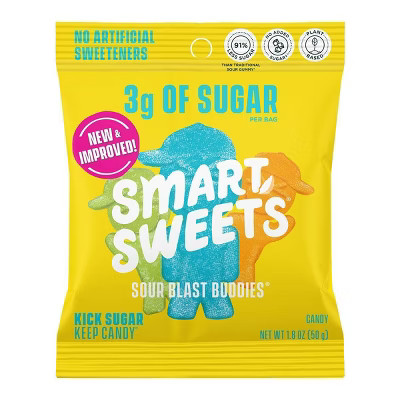SmartSweets Sour Blast Buddies Sour Gummy Candy - 1.8oz | Target