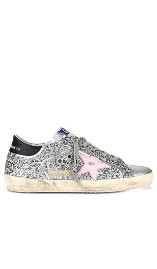 Superstar Sneaker in Silver, Baby Pink, & Black | Revolve Clothing (Global)