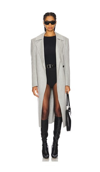 Lorelei Coat in Light Grey | Revolve Clothing (Global)