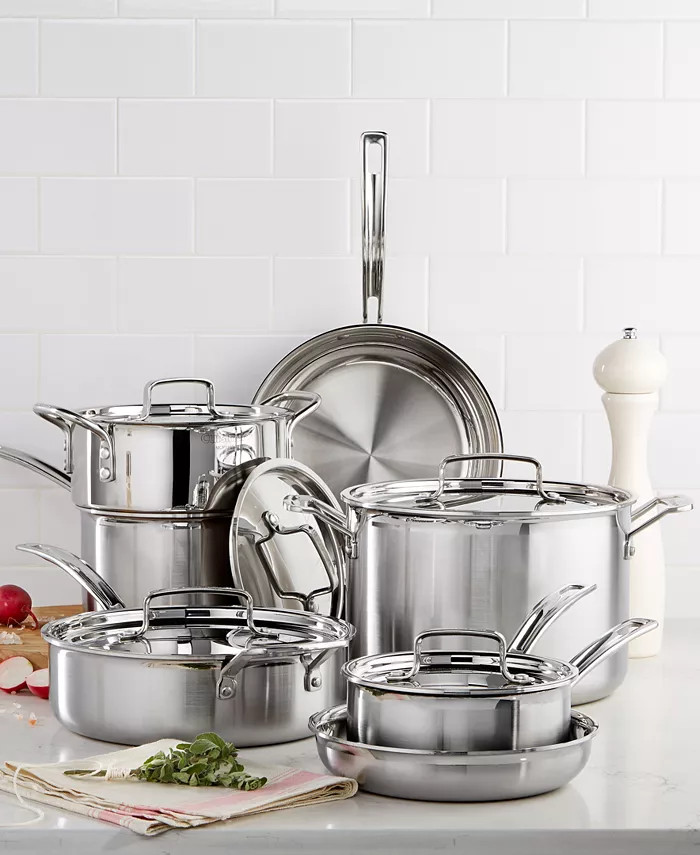 Multiclad Pro Tri-Ply Stainless Steel 12 Piece Cookware Set | Macy's
