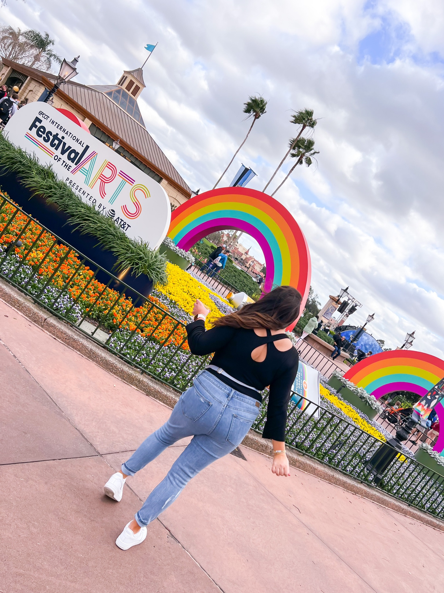 Taking my standard black long sleeve shirt up a cute notch with this one from Mexicali Blues! It was perfect for running around Epcot at Walt Disney World 

#LTKunder50 #LTKfamily #LTKFestival