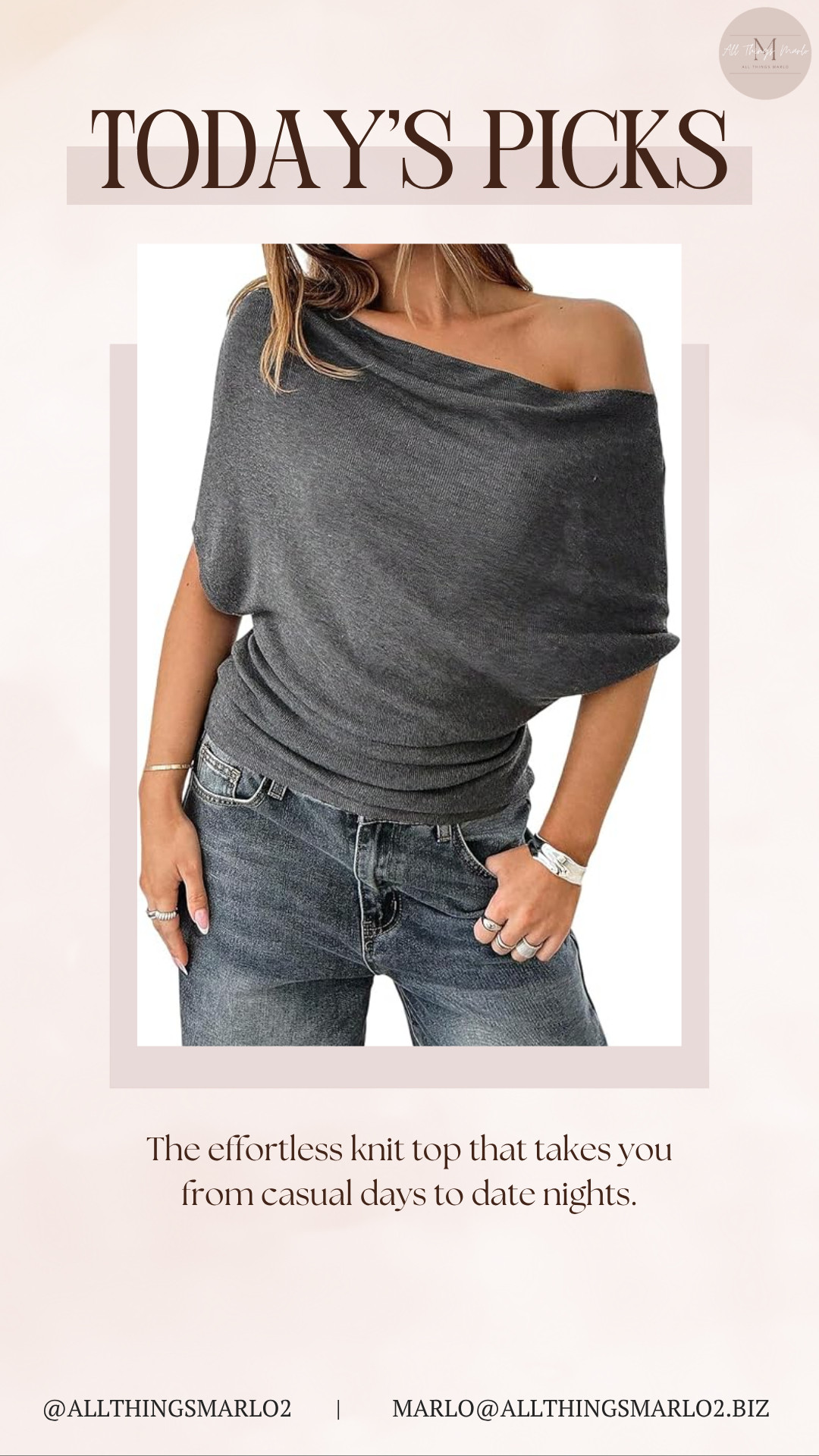 The effortless knit top that takes you from casual days to date nights. 

 #LTKSeasonal #LTKWorkwear #LTKTravel