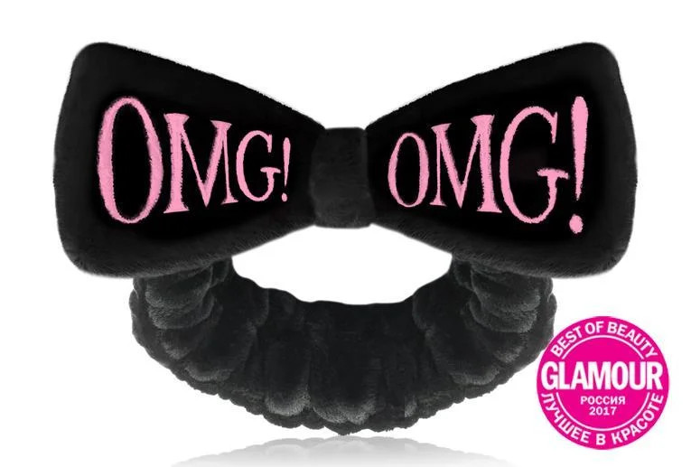 Double Dare OMG OMG! Mega Hair Face Wash Head Band - Black - Walmart.com | Walmart (US)