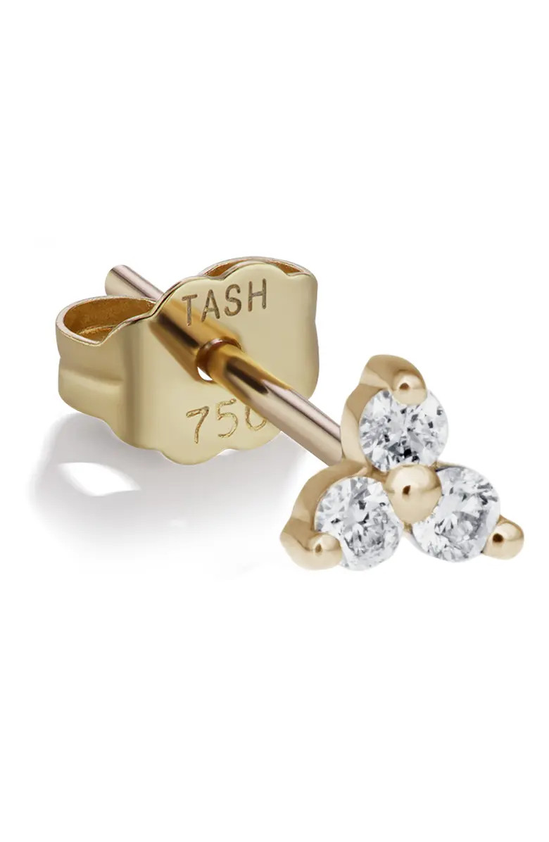 Large Diamond Trinity Stud Earring | Nordstrom