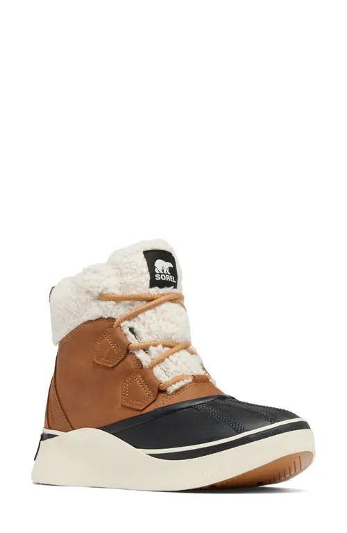 SOREL Out N About IV Chillz Waterproof Duck Boot in Taffy/Black at Nordstrom, Size 5.5 | Nordstrom
