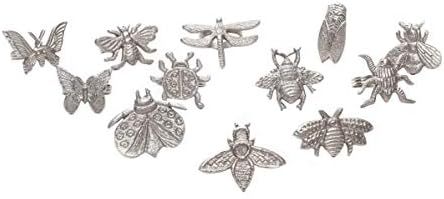 Botanical Assorted Napkin Rings Set of 12, Insect Family Napkin Holders, Napkin Rings Bulk for Pa... | Amazon (US)