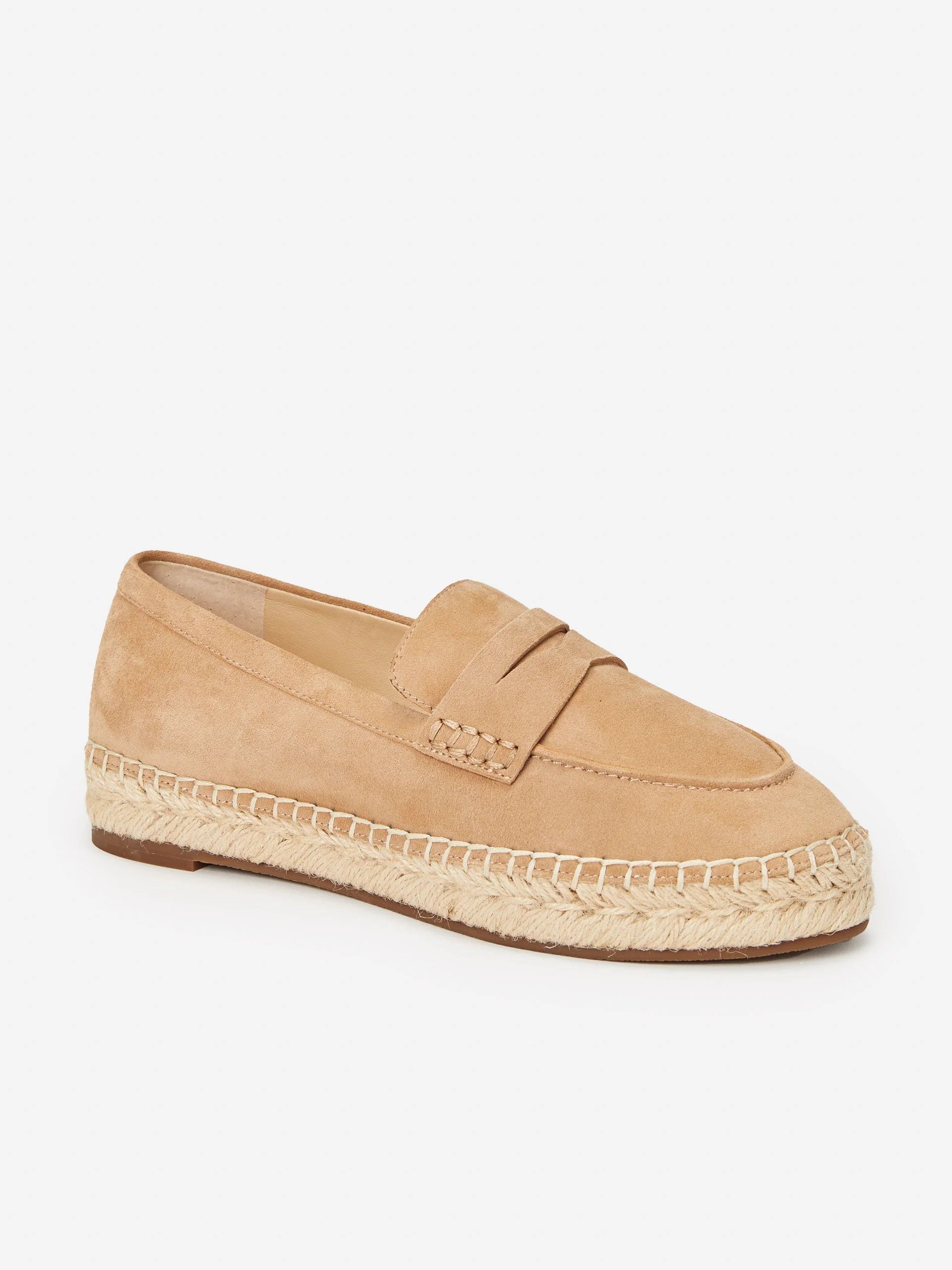 Edalene Suede Espadrille Loafers | J.McLaughlin