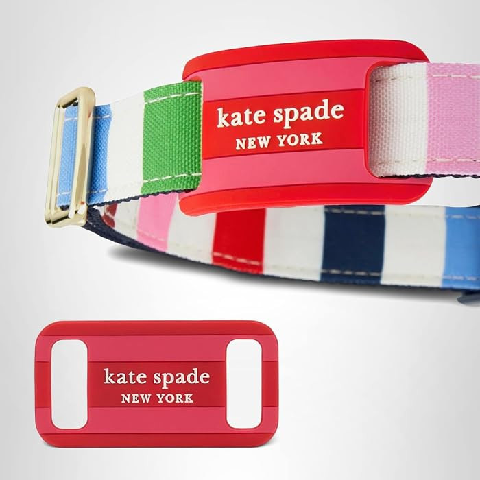 kate spade new york Airtag Dog Collar Holder - Waterproof Silicone Airtag Holder Dog Tag - Seasid... | Amazon (US)