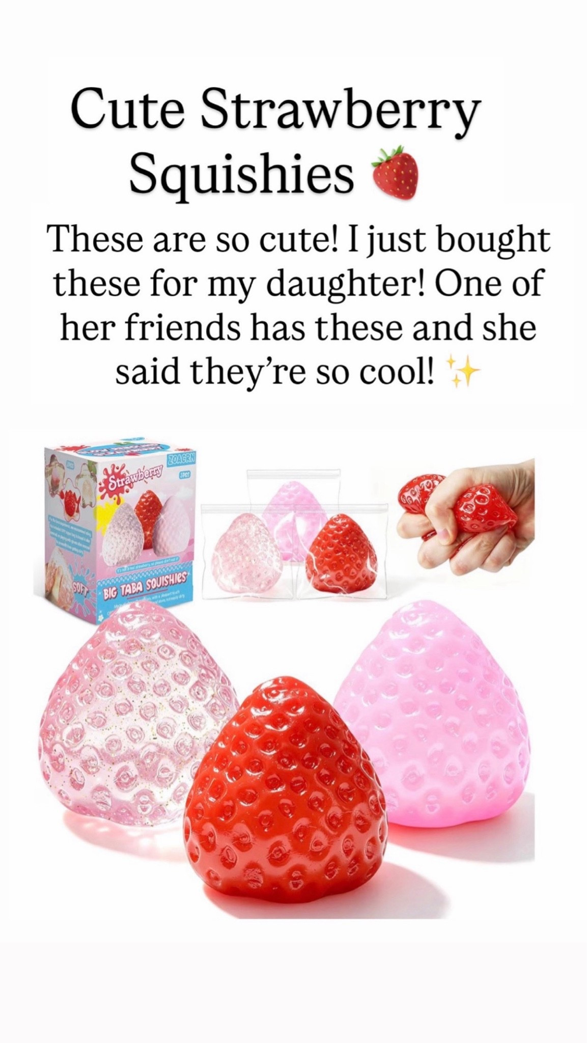 Strawberry squish toy

#LTKKids