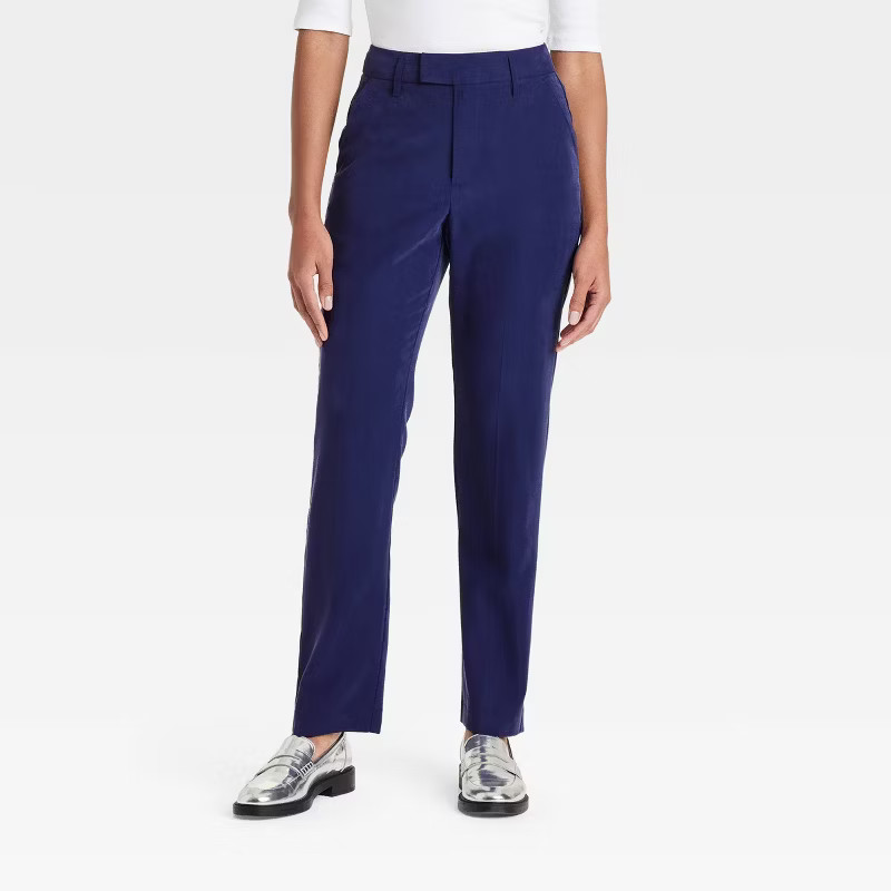 Women's High-Rise Stovepipe Trousers - A New Day™ | Target