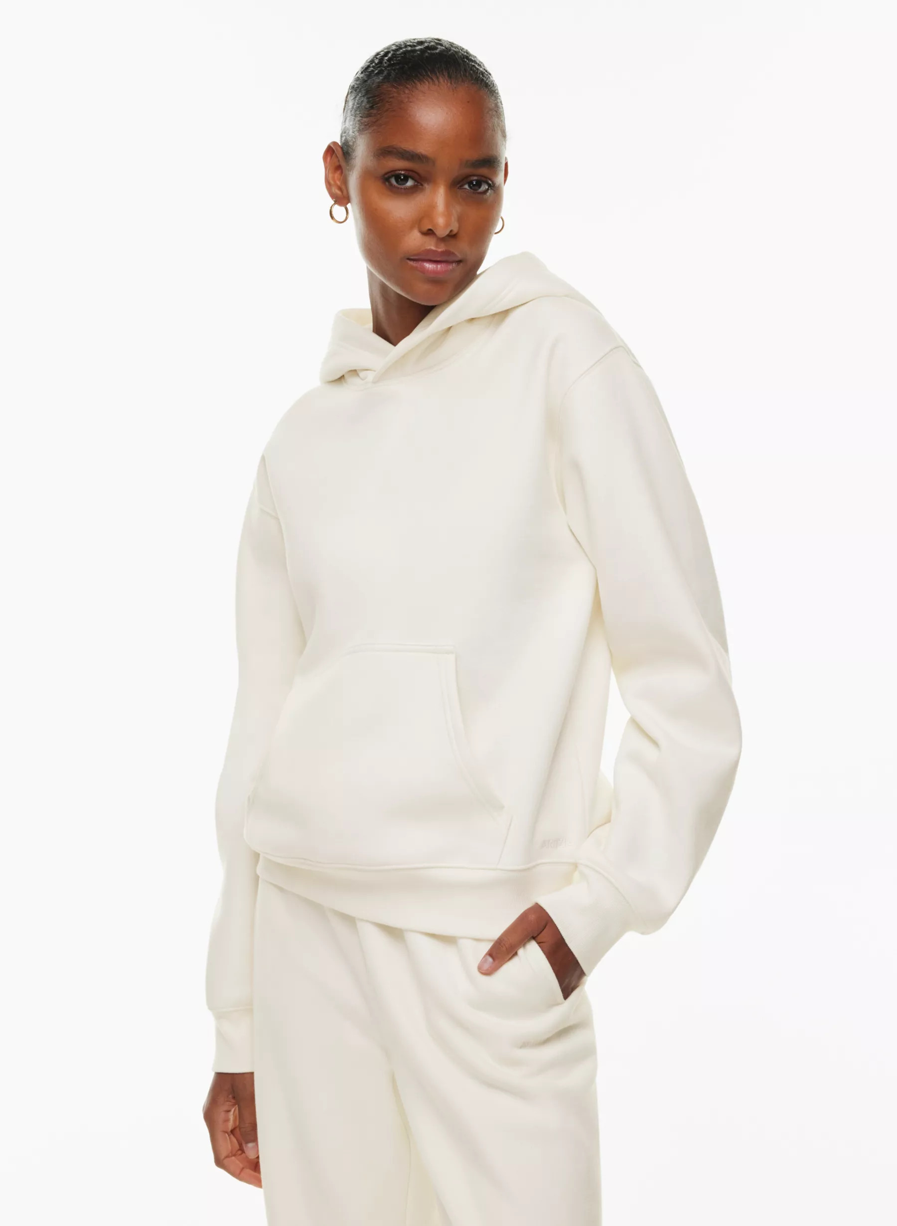 COZY FLEECE PERFECT HOODIE | Aritzia