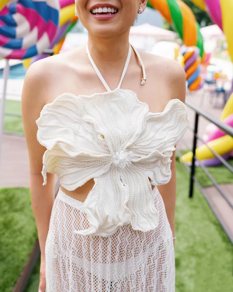 For my post-wedding brunch, we had a "Sweet like Candy" themed pool party. 

For the occasion I wore a Pat Bo embellished swimsuit with and cover up for a chic and casual time!

#LTKParties #LTKSwim #LTKActive