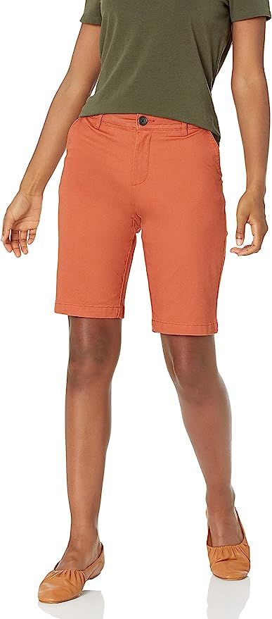 Amazon Essentials Women's 10 Inch Inseam Bermuda Chino Short | Amazon (US)