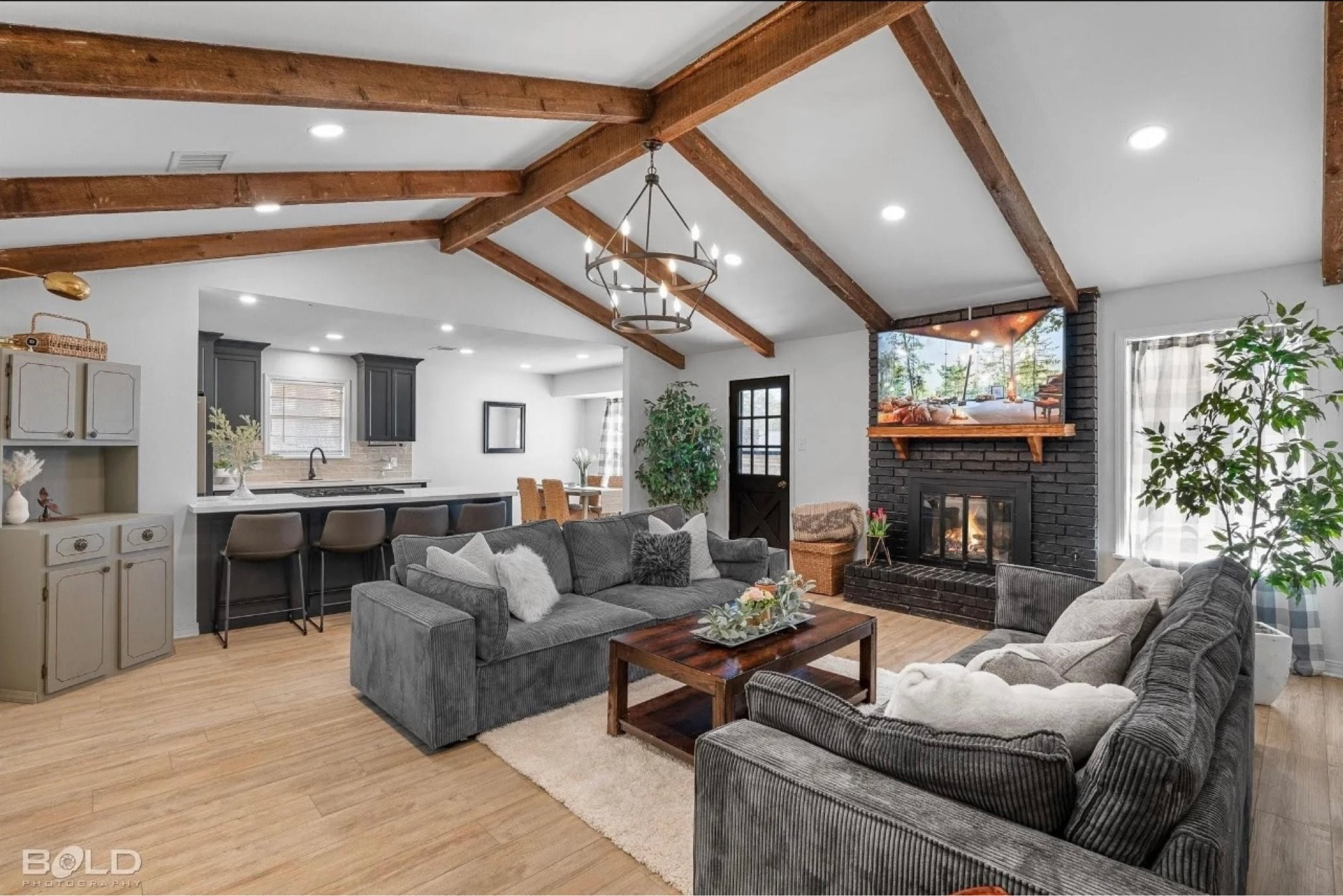 Finished Living Room, Breakfast Area, & Kitchen! The boys love these comfy velvet corduroy sleeper sofas. 

#homestyle #kitchen #homerenovation #lighting #modernfarmhousestyle
#samsung #walmart 

#LTKhome #LTKstyletip #LTKfamily