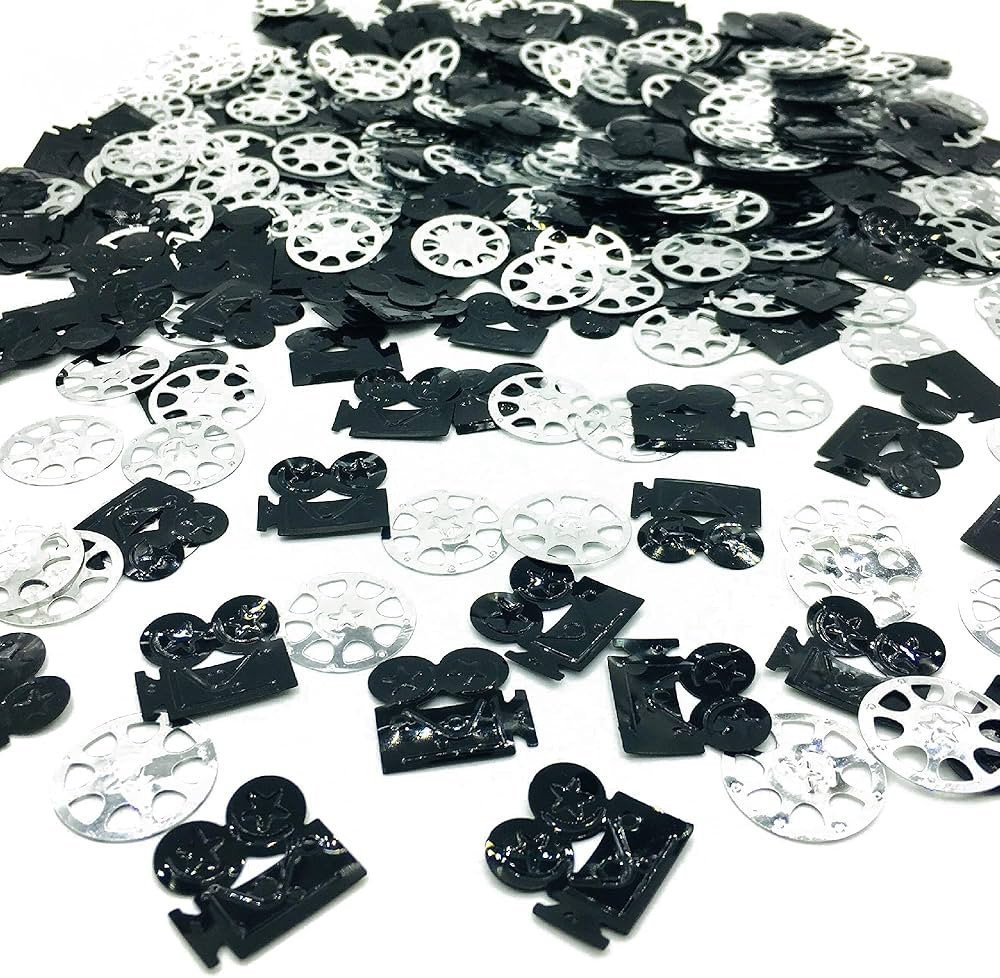 JNSAXMI Movie Confetti Table Decoration Confetti Sprinkles or DIY for Wedding Birthday Bday Baby ... | Amazon (US)