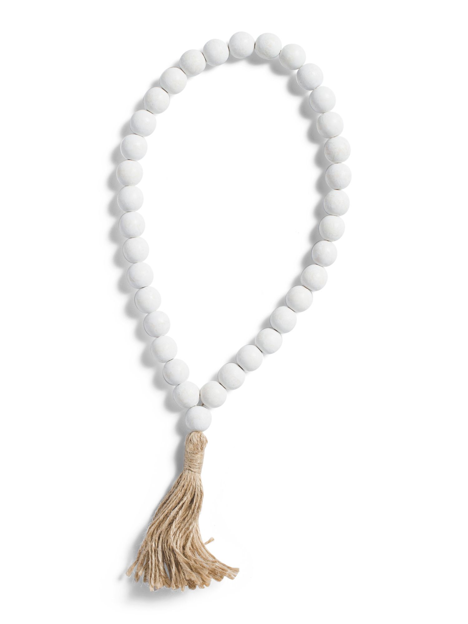 17in Washed Beads With Tassel | TJ Maxx