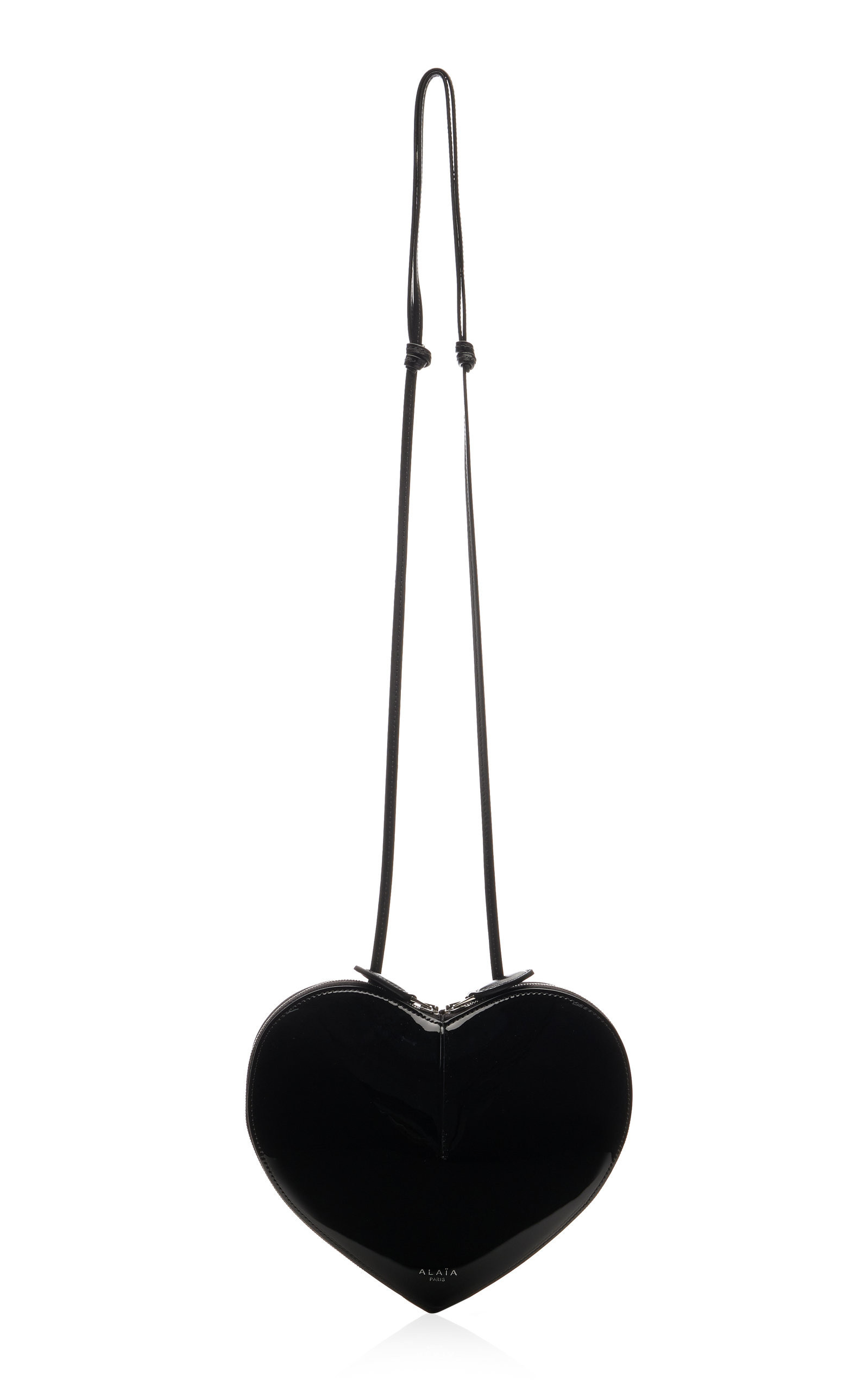 ALAÏA - Le Coeur Patent Leather Crossbody Bag - Black - OS - Moda Operandi | Moda Operandi (Global)