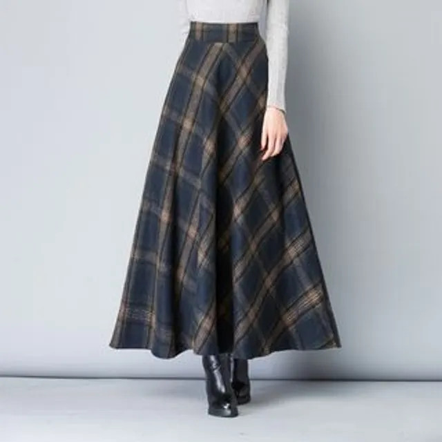 Lewwe - Maxi A-Line Skirt | YesStyle Global